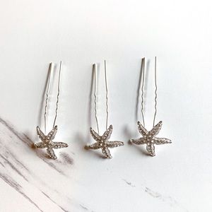 3 pack Starfish Hair pins